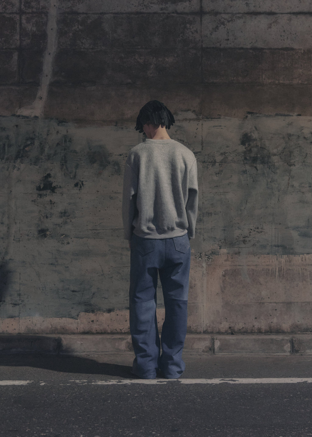 Shaggy Sweat Shirt [BK]