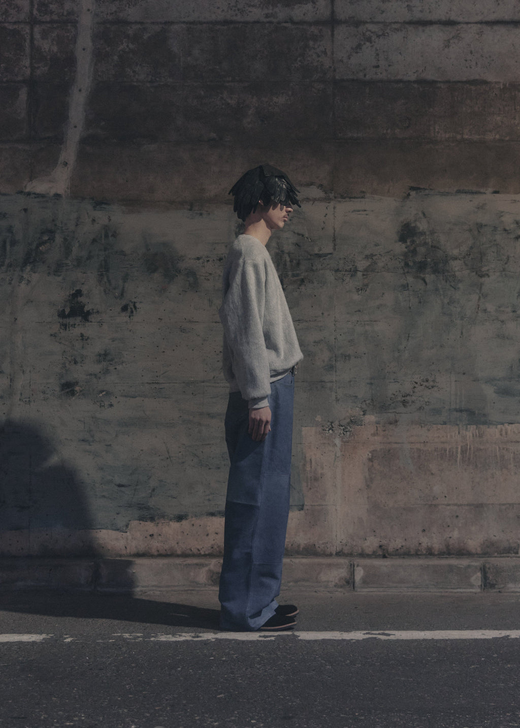 Shaggy Sweat Shirt [BK]