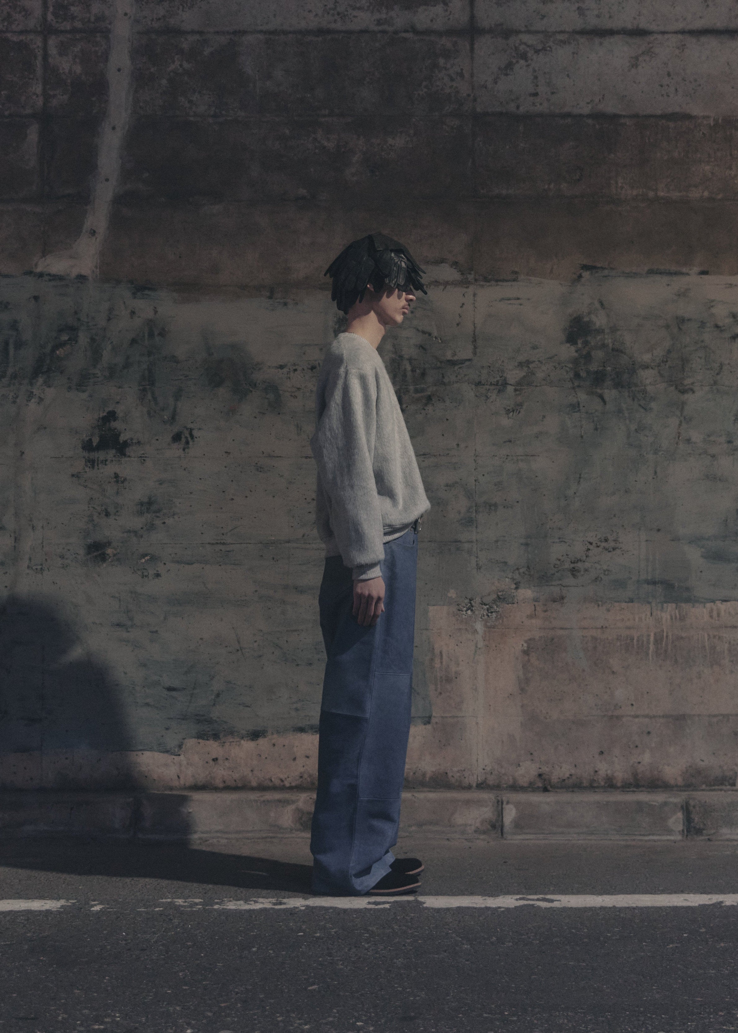 Shaggy Sweat Shirt [BK]