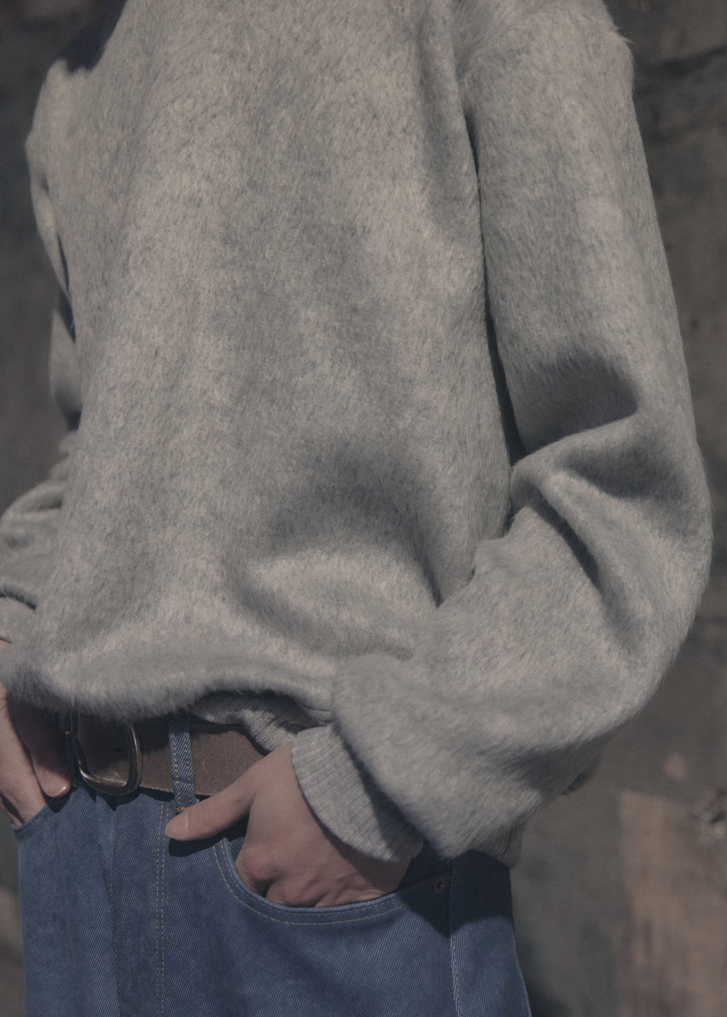 Shaggy Sweat Shirt [BK]