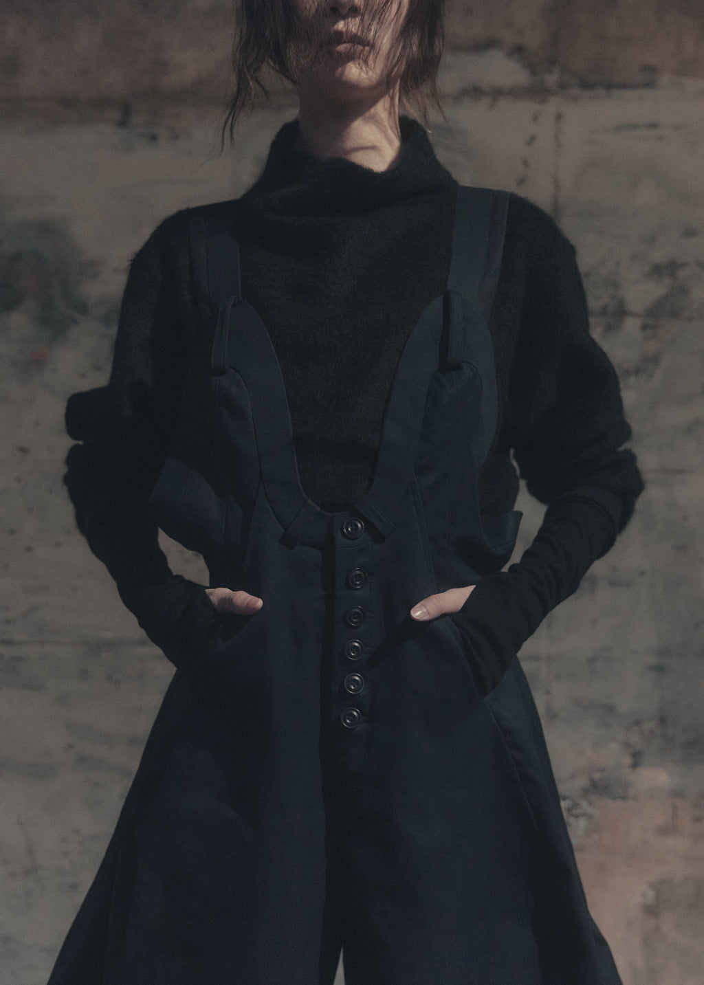 Suspended Form Trousers [BK]