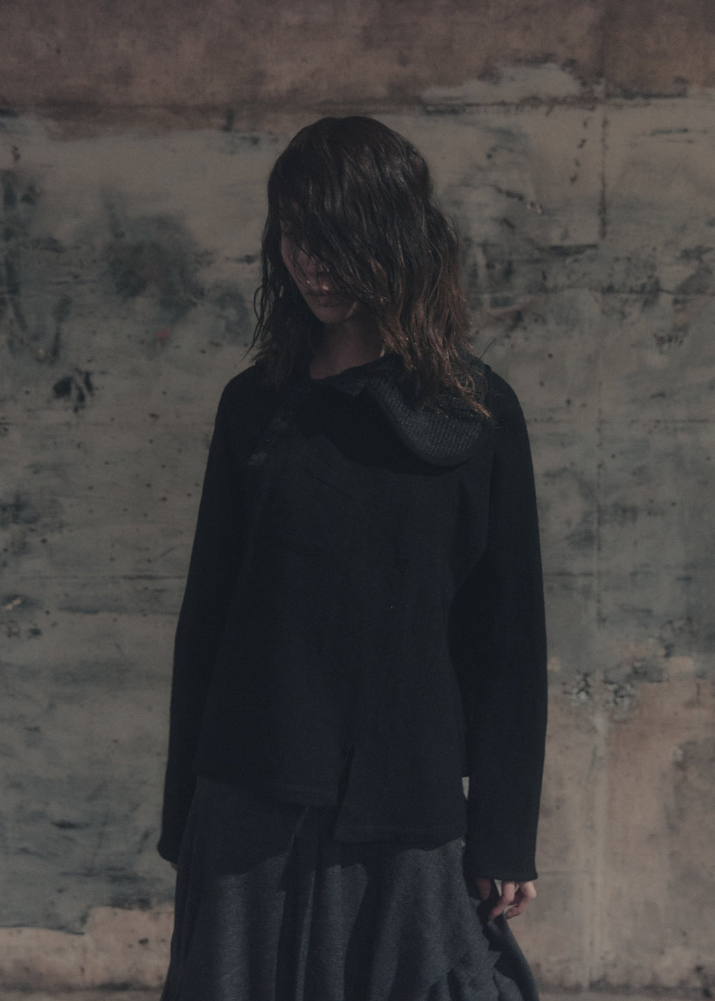Offset Wool Shirt