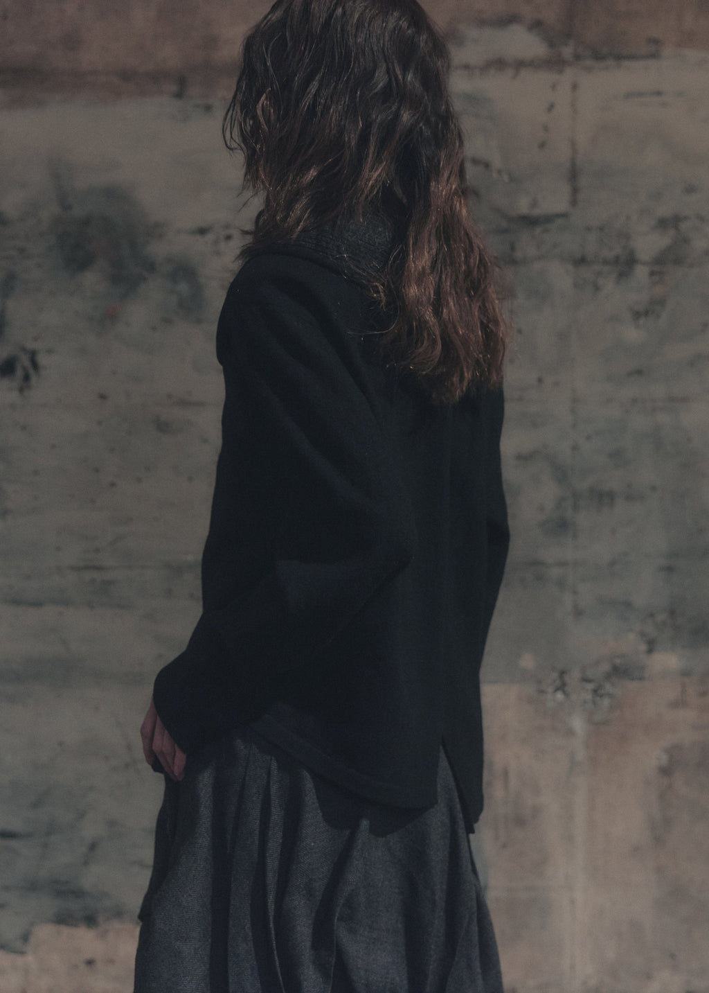 Offset Wool Shirt