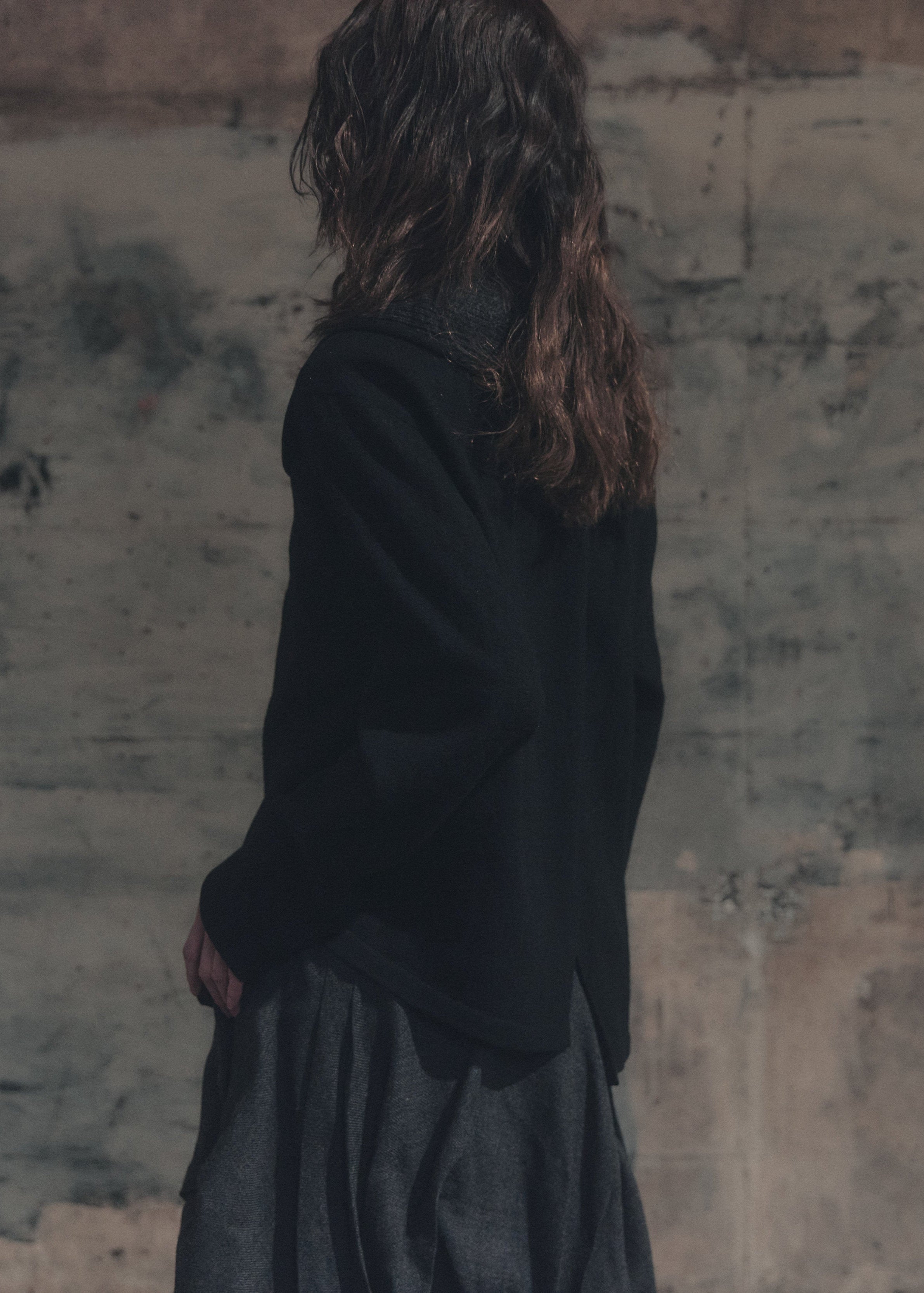 Offset Wool Shirt
