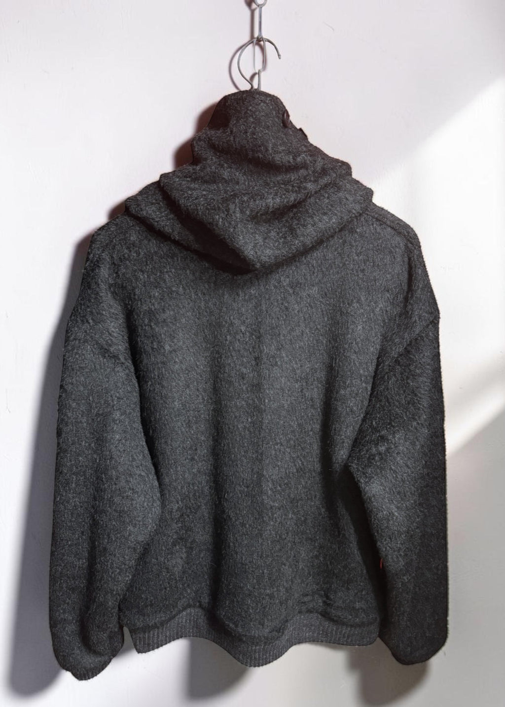 Convertible Hood Shaggy Jacket