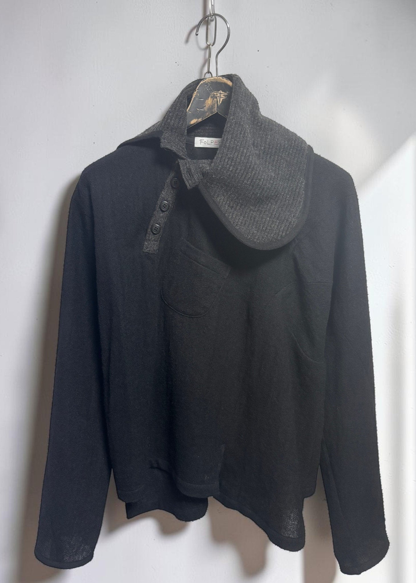 Offset Wool Shirt