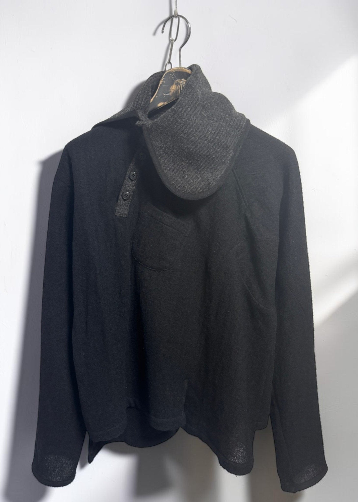Offset Wool Shirt