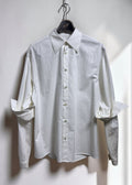 Rolled-up Sleeves Cotton Shirt [WH]