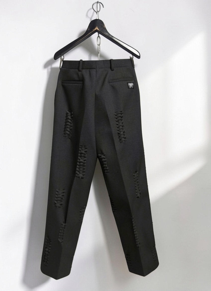 Hand-Braided Bonded Chino [BK]