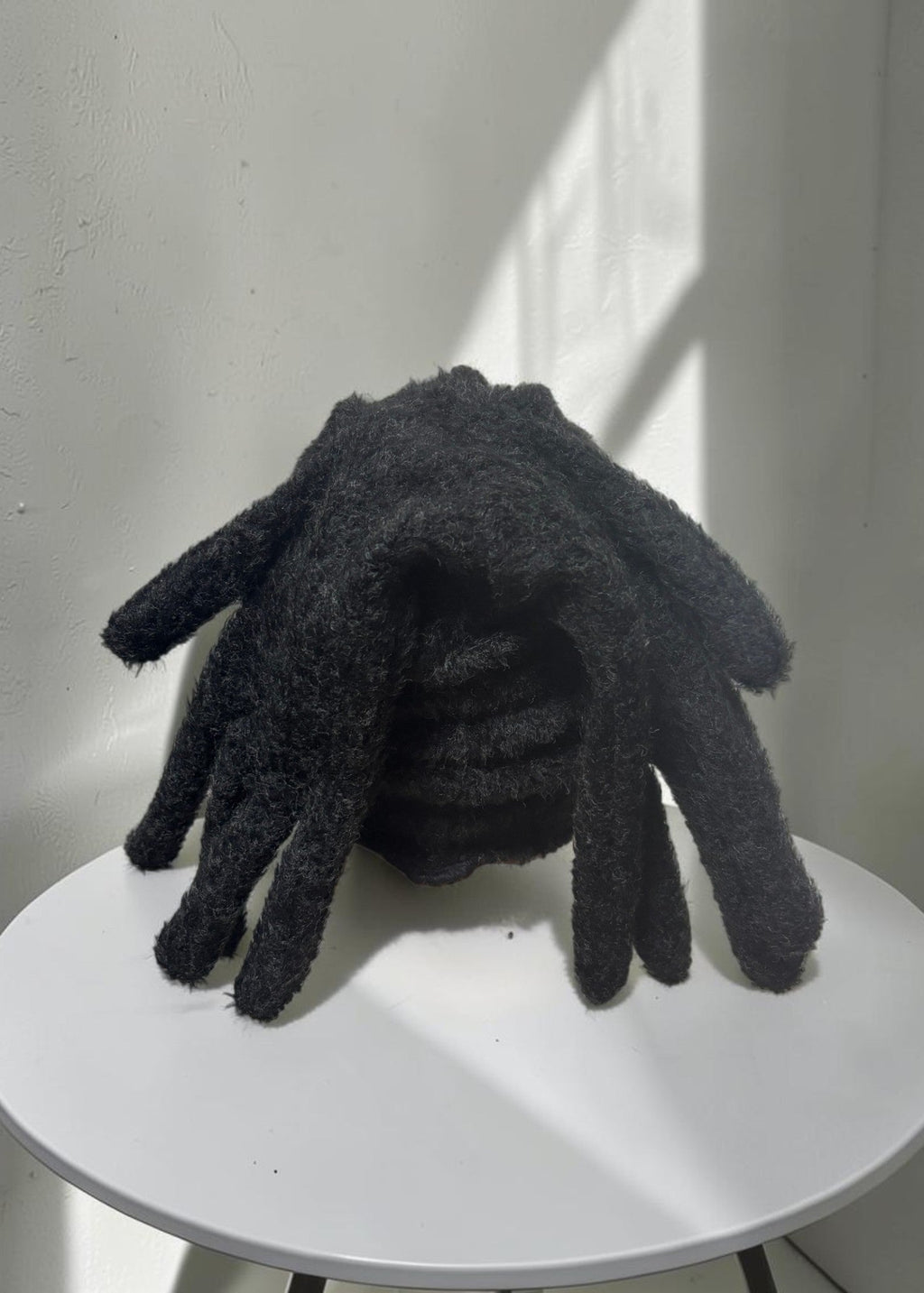 Integrated Gloves Dreadlock-Style Beanie