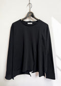 Offset Long-Sleeve Tee [BK]